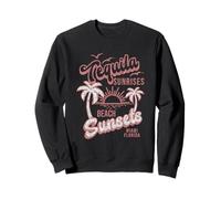 Tequila Sunrises Beach Sunsets Miami Florida Sweatshirt
