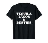 Tequila Tacos and Besties Shirt Y2K Funny Cinco De Mayo T-Shirt