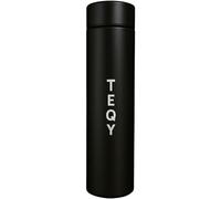 TEQY Bouteille Isotherme Thermos 500ml avec Affichage LED de Température, Noir