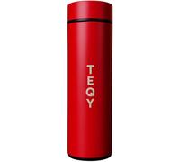 TEQY Bouteille Isotherme Thermos 500ml avec Affichage LED de Température, Rouge