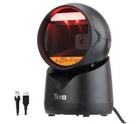 Tera 2D Lecteur de Code Barre USB, Scanner de QR Code Omnidirectionnel Main Libre, Scan Automatique sur Ecran, Modèle 780