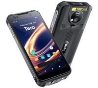 Tera Lecteur de Codes-Barres Android PDA : Ordinateur Portable 5,5" Android 12 1D 2D QR Lecteur de Codes Barres 5000 mAh Zebra SE4710 Scanner 4 + 64 Go de mémoire BT 5.0 4G WiFi GPS pour inventaire