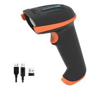 Tera Lecteur de Codes-Barres sans Fil et Filaire avec Indicateur de Niveau de Batterie Scanner de Codes-Barres Imprimés Numériques 1D 2D QR Douchette Portable Plug and Play, Modèle D5100