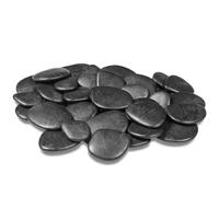 tera pierres décoratives "Pebbles" taille S noir 24 pièces