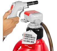 TERA PUMP - Pompe à carburant d'arrêt automatique Next Gen - Protection 3X avec buse d'interrupteur d'alimentation, tuyau en vinyle XL de 1,3 m, tuyau d'admission flexible, adaptateur intégré (+