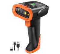 Tera Scanner Code Barres 1D 2D QR Bluetooth : Batterie Lithium-polymère 2200 mAh 2.4G sans Fil et USB Filaire Scanner Portable CMOS Global Shutter pour POS entrepôt Commerce Bureau D5300