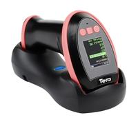 Tera Scanner de Codes-Barres Pro avec écran de réglage numérique et Commande des Touches avec Station de Charge, Connexion par câble sans Fil, Menu en Anglais et Manuel d'utilisation (français Non