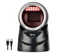Tera Scanner de Codes-Barres Professionnel 2D QR omnidirectionnel réglable - Plateforme Mains Libres USB - Lecteur de Codes-Barres Automatique pour Le marché de Vente au détail - 9100