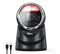 Tera Scanner de Codes-Barres Professionnel 2D QR omnidirectionnel réglable - Plateforme Mains Libres USB - Lecteur de Codes-Barres Automatique pour Le marché de Vente au détail - 9100