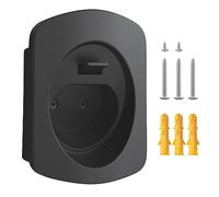 Tera Support EV pour Prise Type 2, Support Mural & Porte-Câble pour Câble de Recharge Jusqu’à 7 m, Matériau Robuste et Résistant aux Intempéries, Accessoire Organisateur Noir