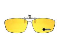 TERAISE Clip Sur Les Lunettes De Conduite De Nuit/Les Clips Pour Hommes Sur Les Lunettes De Soleil Avec Fonction De Relevage Pour La Conduite En Plein Air