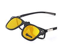 TERAISE Lunettes de soleil polarisées de clip-on de conduite avec la fonction de flip-approprié pour conduire le sport de plein air de pêche