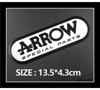 TERAM LOISIRS Compatible pour Plaque Aluminium Haute Température : Arrow pour Silencieux Moto Quad Neuf France