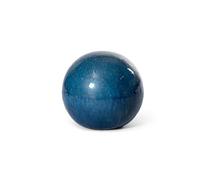 teramico Boules de Jardin en Céramique Résistantes au Gel | Fabrication Artisanale | Décoration Extérieure Unique | Plusieurs Tailles et Couleurs (Jade Verte, Lot de 4)