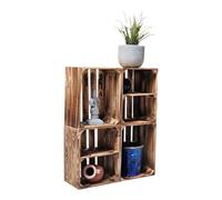 teramico Cagettes à Fruits/vin/cagettes en Bois - Idéales pour la Construction de Meubles - Qualité supérieure