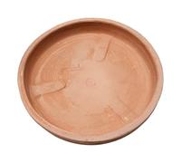 teramico Liscio Toscana Limoni Toscana Pot de Fleurs en Terre Cuite - Fait Main en Italie - 25 cm - 40 cm - Absolument résistant au Gel - Terracotta Italienne (Assiette Assortie, 45 cm)