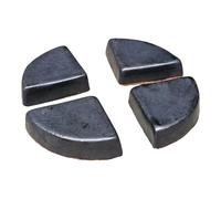 teramico Lot de Pieds élégants pour Pots de Fleurs | Dessous Céramique | Protection Contre l'humidité | Robuste & Durable | Absolument résistant au Gel (Anthracite, Lot de 20)