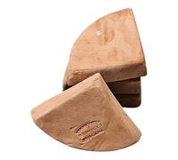 teramico Lot de Pieds élégants pour Pots de Fleurs | Dessous Terre Cuite 7,7x7,7x2cm | Protection Contre l'humidité | Robuste & Durable | Absolument résistant au Gel (Lot de 4)