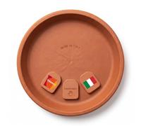 Teramico Soucoupe ronde en terre cuite résistante au gel (31 cm)