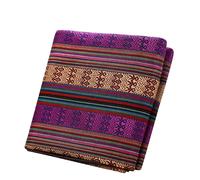 Teramila Style Ethnique Coton Lin Tissu Hôtel Bar Nappe Oreiller Canapé Couverture Textile Patchwork Rideau Matériaux Décoratifs - Type [Mzf-Dm13]-50cm X 75cm