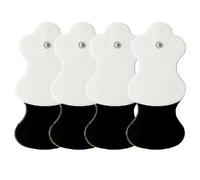 TERAPIO 4x Electrodes de remplacement. Compatible avec l'appareil TERAPIO-SMART-CIRCULATION. Pads de remplacement réutilisables de première qualité pour appareil TENS. Pack de 4 électrodes.