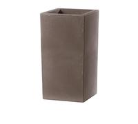 Teraplast Bac a Fleurs Schio Cubo Alto 80 cm Made in Italy recyclable