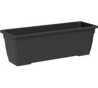 TeraPlast™ Jardinière BIRKA Ash anthracite rectangulaire 60 cm - plastique