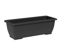 TeraPlast™ Jardinière NARA gris anthracite rectangulaire 80 x 20 cm - plastique