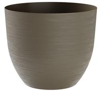 TeraPlast™ Jardinière OVER Sand umbra ronde 38 cm - Plastique