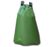 TerCasa® Sac d'arrosage de 75 litres en PVC robuste pour un arrosage en douceur pendant plus de 11 heures, sac à eau avec fermeture éclair et poignées de transport