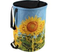 TerCasa® Grand sac pop-up tournesol à utiliser comme sac de jardin, panier à linge, panier à jouets, 100 l, pour la maison, la chambre d'enfant et le jardin (1 pièce)