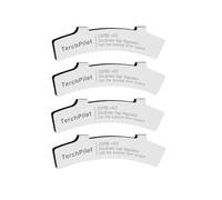 TerchPilet Lot de 4 plaquettes de frein à disque et outil d'alignement de rotor en acier inoxydable 304 - Régulateur d'écart de frein à disque pour tous les VTT, vélos de route, BMX