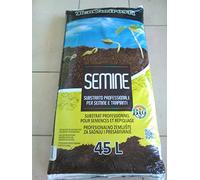 Tercomposti Semine terreau Terra substrat professionnel pour semis et transplantations 45 litres