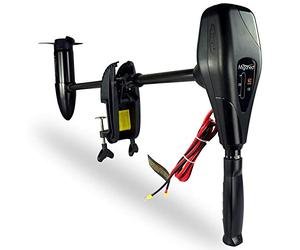 Terena Miganeo Moteur électrique 62 lbs - 2 006 kg puissance de poussée 696 W avec batterie LED 12 V 28,2 kp résistant à l'eau de mer