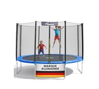 Terena Trampoline Extérieur 430 cm avec Filet de Sécurité - Trampoline de Jardin 14ft pour Enfants - Jusqu’à 150 kg - UV Résistant - Ø 430 cm
