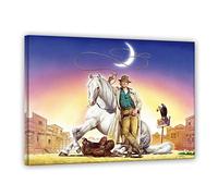 Terence Hill Bud Spencer Lucky Luke Renato Casaro Edition Toile 80 x 60 cm