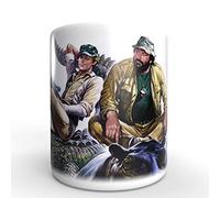 Terence Hill Le crocodile et son hippopotame Bud Spencer - Tasse ronde (330 ml)