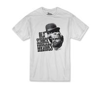 Terence Hill Old School Heroes T-shirt Bud Spencer (blanc), Blanc., XL