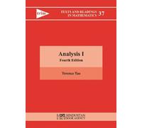 Terence Tao Analysis I (Relié) Texts and Reading in Mathematics