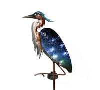 TERESA'S COLLECTIONS Blue Heron Piquet décoratif pour jardin Petit modèle