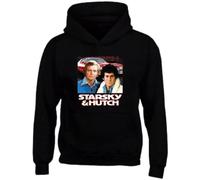 TERETdetv Starsky and Hutch Classic Movie Men's Black Hoodie Sweatshirt Size S-3XL Black XL