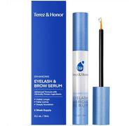 Terez & Honor Sérum Croissance Cils & Sourcils 3 mL - Sérum Fortifiant Testé Cliniquement pour des Cils Plus Longs, Plus Denses et Plus Épais - Fabriqué en Corée, Sans Hormones