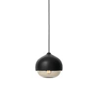 Terho Pendant Lampe noire Bois de chaux moyen Mater - 5704794023126