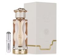 Teriaq Parfum original 100 ml, parfum arabe unisexe de longue durée, EDP importé de Dubaï, avec atomiseur rechargeable 5 ml, parfum sucré et floral avec notes boisées (Teriaq)