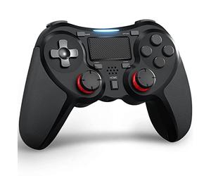 TERIOS Manette PS4 Compatible avec PS4/Pro/Slim, Contrôleur Manette pour PS4 with 6-Axis Sensor/Dual Vibration/Pavé Tactile/Orateur/Gamepad Mannette de Jeu/1000mAh