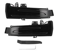 Terisass LED Aile Latérale Clignotant Dynamique Indicateur de Rétroviseur Réflecteur Lumière Smokey Lampe pour C/E/S/CLA/GLA/CLS Classe W176 W204