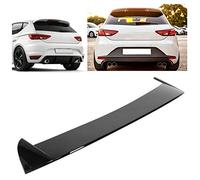 Terisass Lèvre de Protection de becquet de Toit arrière pour Seat 5F Mk3 5 Portes 2013-2020 Noir Brillant