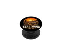 Terlingua Ghost Town, scène Vintage du désert PopSockets PopGrip Adhésif