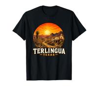 Terlingua Ghost Town, scène Vintage du désert T-Shirt