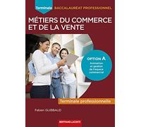 Terminale Professionnelle Métiers Du Commerce Et De La Vente Option A : Animation Et Gestion De L'espace Commercial